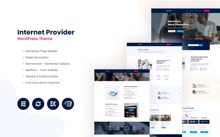 FazNet – Internet Provider WordPress Theme 1.0.0