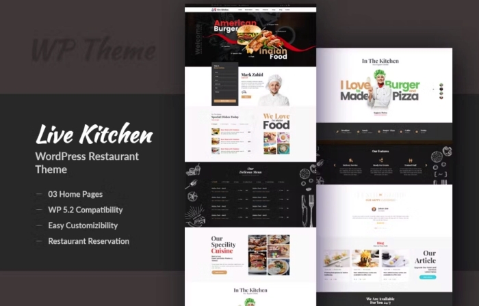 Livekitchen – Modern WordPress Theme 2.3