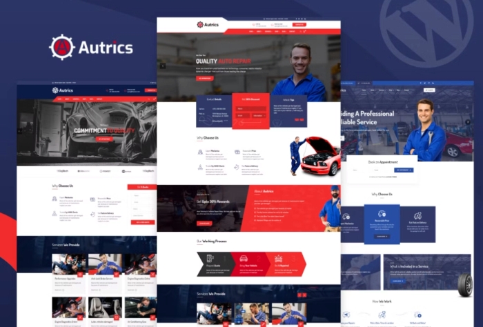 Autrics – Car Services and Auto Mechanic WordPress 2.7.3