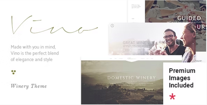 Vino – A Refined Winery Wine Bar and Vineyard Theme 1.9