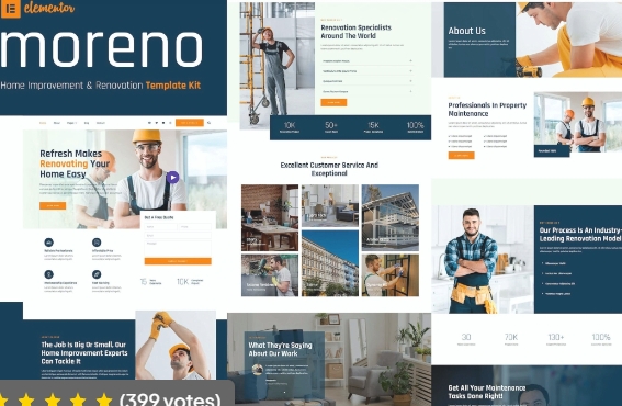 Moreno β Home Improvement & Renovation Template Kit 1.0.0