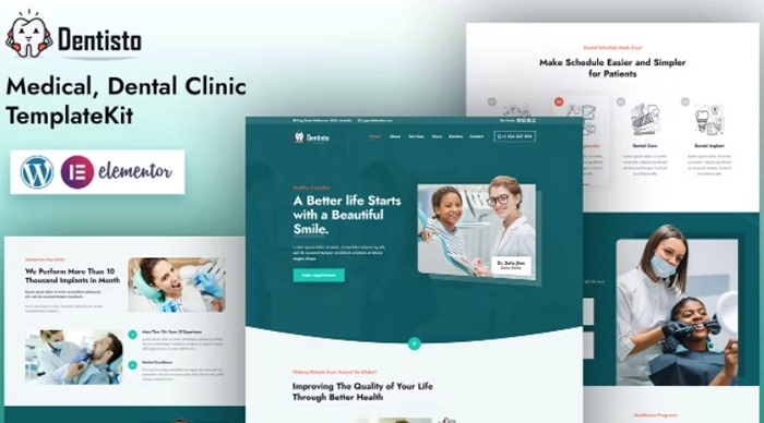 Dentisto – Dentist & Medical Elementor Template Kit 1.0.0