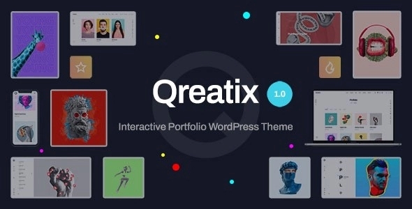 Qreatix – Interactive Portfolio WP Theme 1.8