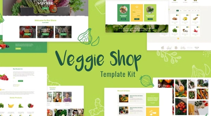 Veggie – Organic Food & Eco Online Store Products Template Kit 1.0.0