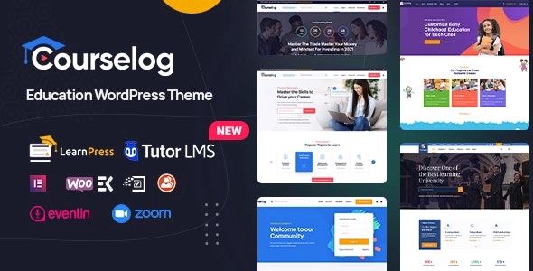 Courselog – Education WordPress Theme 1.3.4