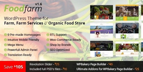 FoodFarm – Farm Services and Organic Food Store 1.9.0