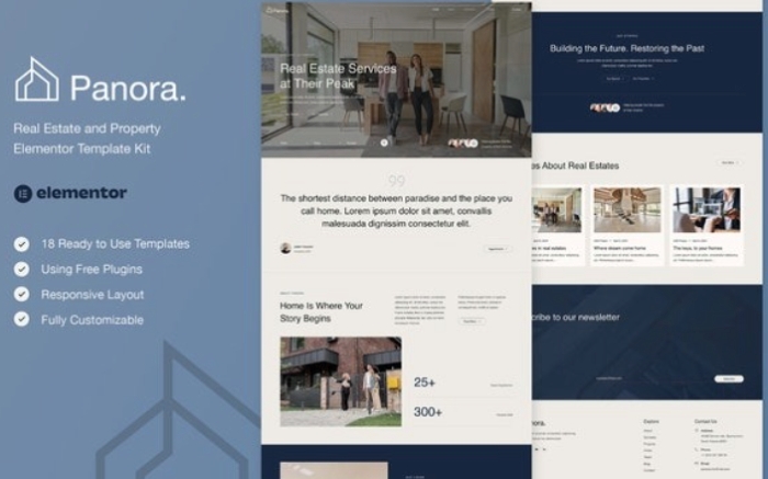 Panora – Real Estate & Property Elementor Template Kit 1.0.0