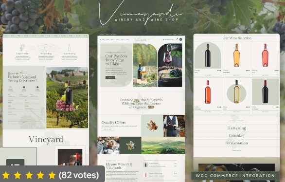 Vineyardi – Wine Shop & Winery Elementor Pro Template Kit 1.0.0