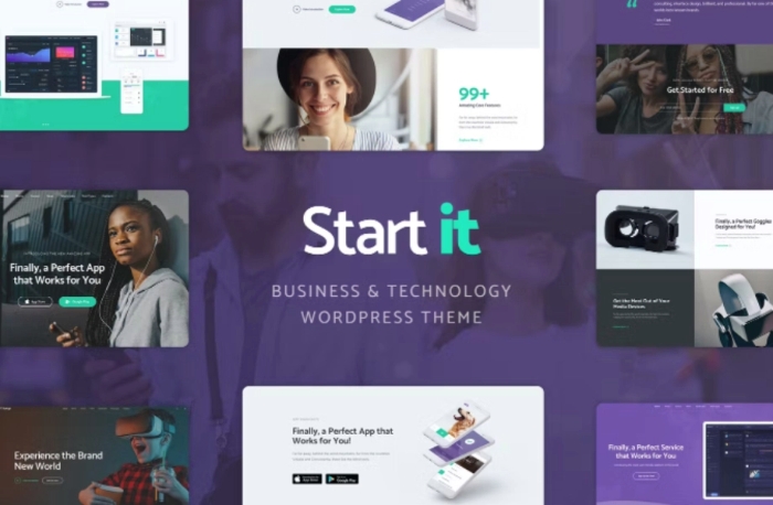 Start It – Technology & Startup WP Theme 1.1.5