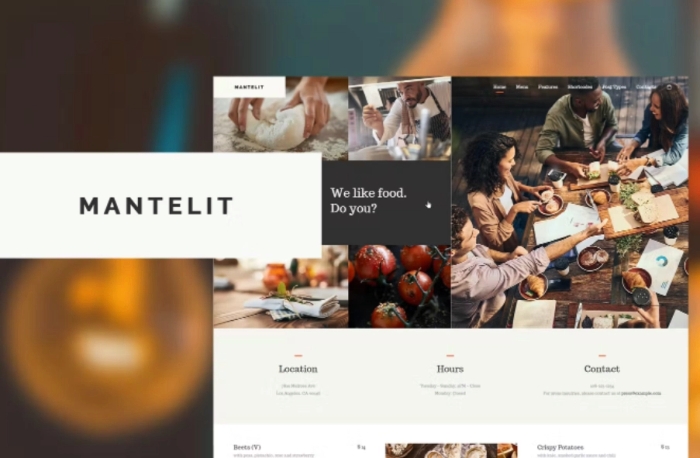 Mantelit – Restaurant WordPress Theme 1.0.7