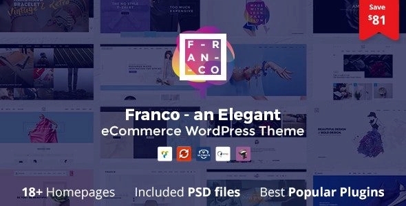 Franco – Elegant WooCommerce WordPress Theme 1.3.5