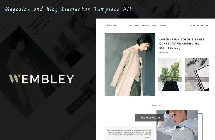 Wembley – Blog & Magazine Elementor Template Kit 1.0.0