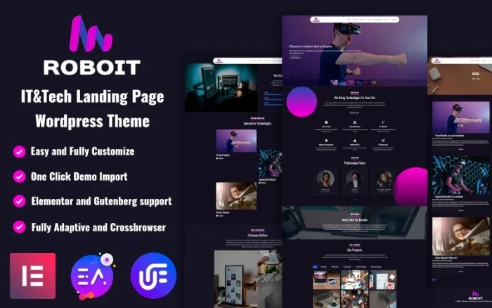 ROBOit – Multipurpose IT and Technologies Landing Page 1.0.0