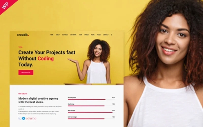 Creatik – Responsive Multipurpose WP Theme 1.0
