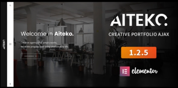 Aiteko – Creative Portfolio Ajax Elementor WordPress Theme 1.2.5