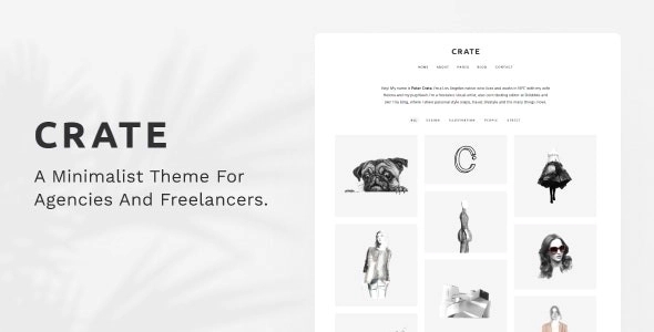 Crate – Minimalist WordPress Theme 1.1.2