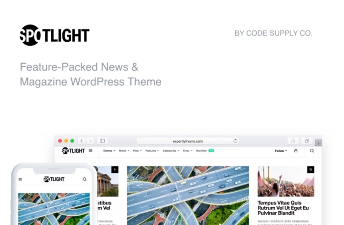 Spotlight – Fast News & Magazine WP Theme 1.7.2