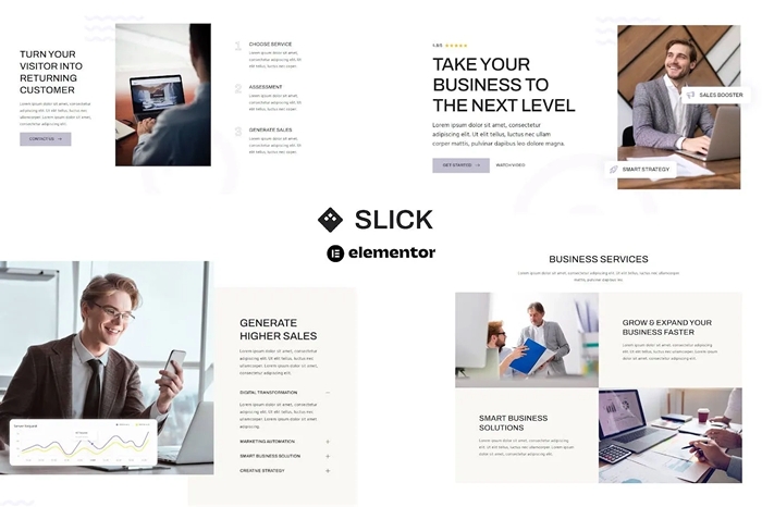 Slick – Multipurpose Business & Marketing Agency Elementor Template Kit 1.0.0