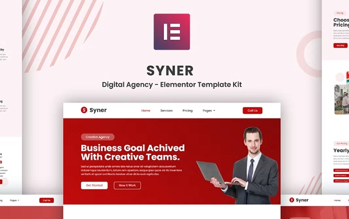 Syner – Creative Agency Elementor Template Kit 1.0.0