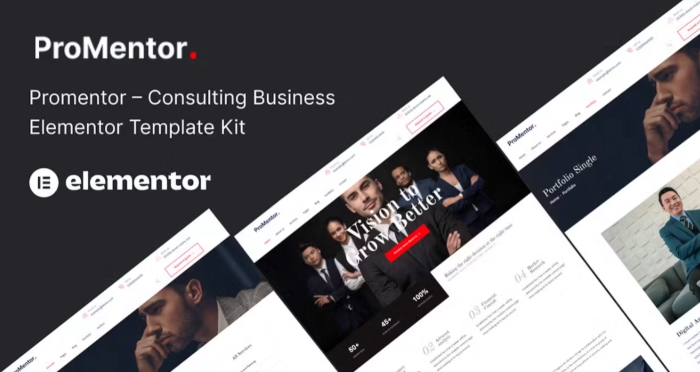 Promentor – Business Consulting Elementor Template Kit 1.0.0