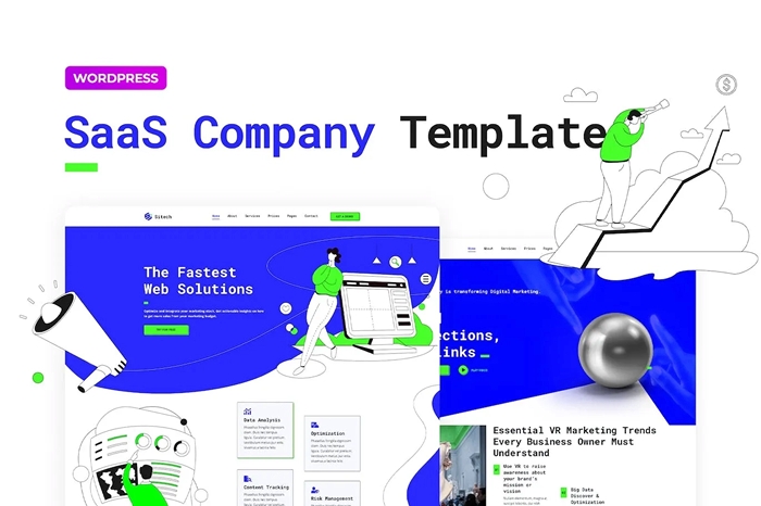 Sitech – SaaS Company Elementor Pro Template Kit 1.0.0