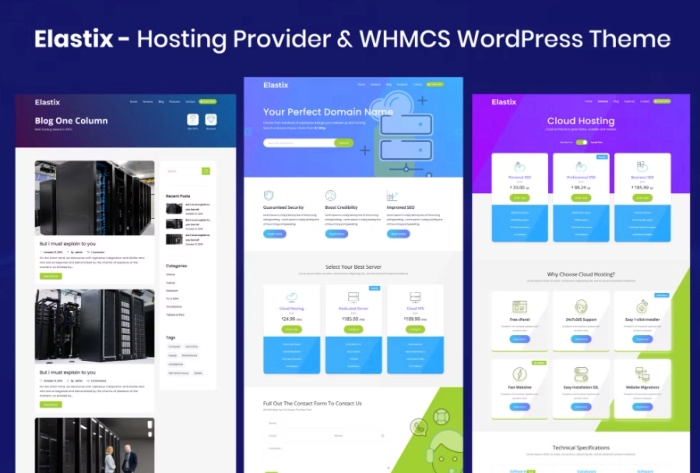 Elastix – Hosting Provider & WHMCS WordPress 1.0