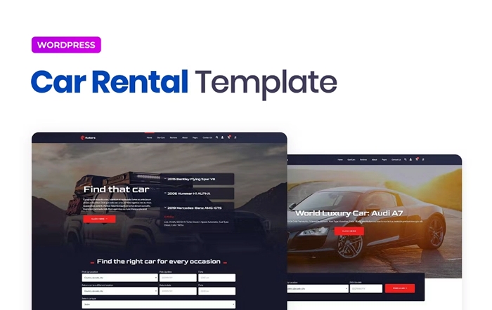 Rotors – Car Rental Elementor Template Kit 1.0.0