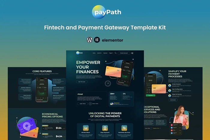 PayPath – Online Payment Gateway Elementor Template Kit 1.0.0