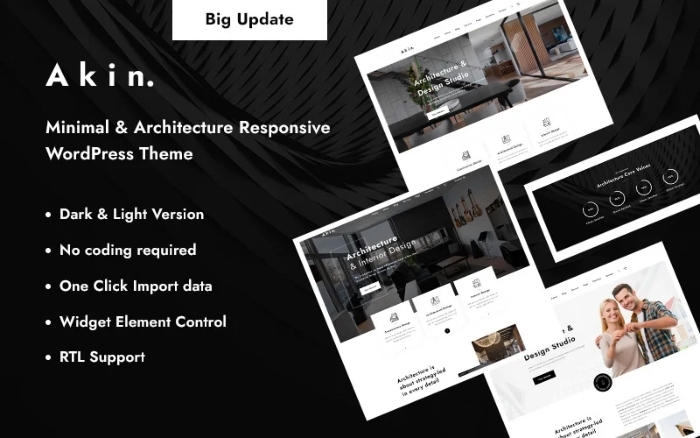 Akin – Minimal and Architecture Responsive 1.0.1