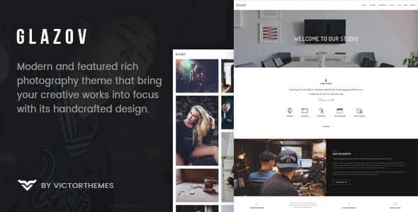Glazov – Photography WordPress Theme 1.5