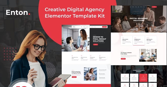 Enton – Creative Agency Elementor Template Kit 1.0.0