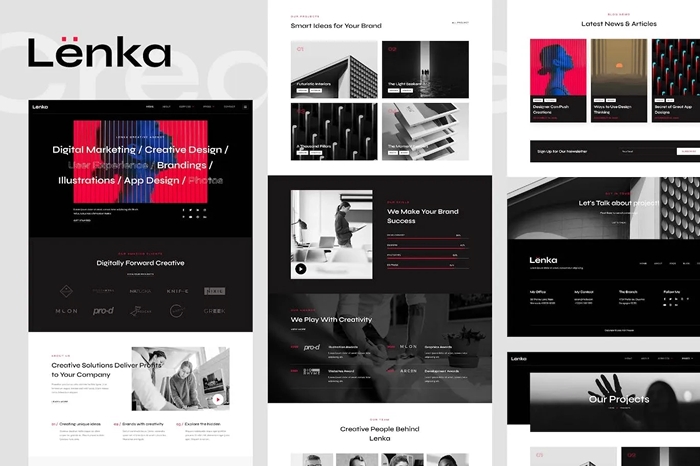 Lenka – Creative Digital Agency Elementor Template Kit 1.0.0