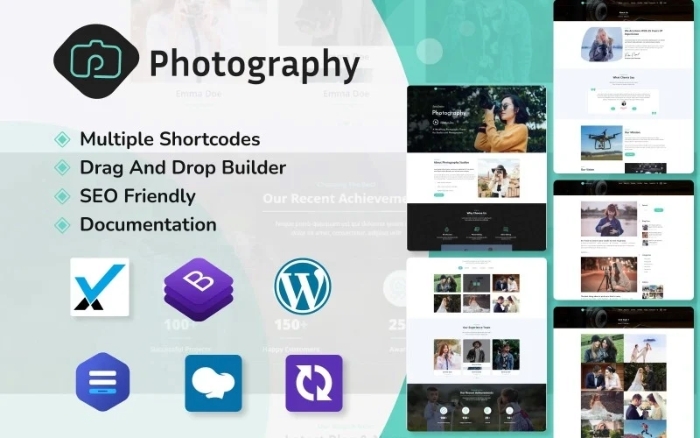 Photography Portfolio WordPress Theme 1.0.0