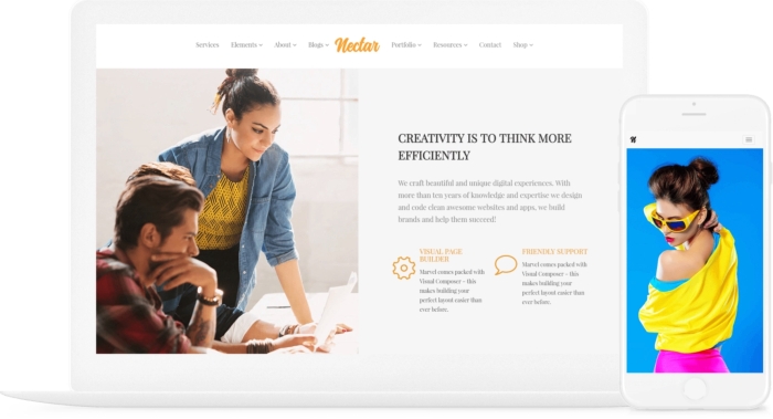 VisualModo – Nectar WordPress Theme 3.0.2