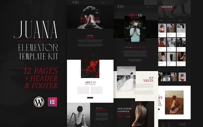 JUANA – Elementor Template Kit – WooCommerce Compatible Elementor Kit 1.0.0
