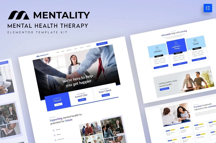 Mentality – Mental Health Therapy Elementor Template Kit 1.0.0