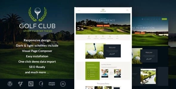 Golf Club – Sports & Events WordPress Theme 1.4.3