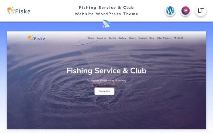 Fiske - Fishing Service & Club Elementor WP Theme 2.0
