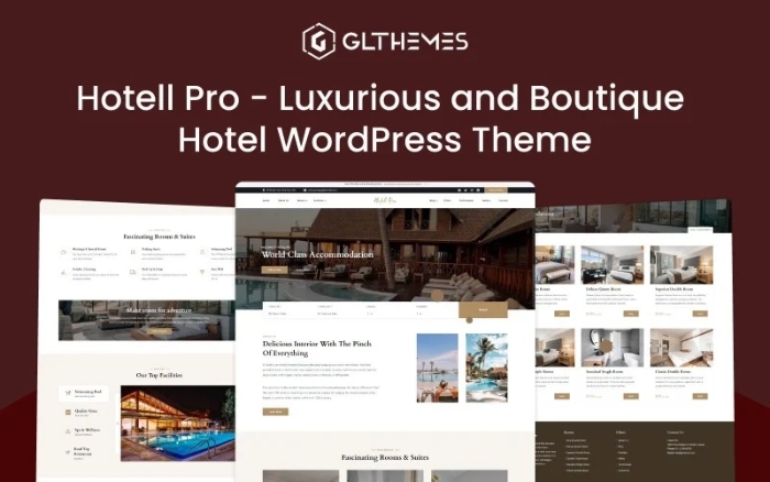 Hotell Pro – Luxurious and Boutique Hotel WP Theme 1.0.0