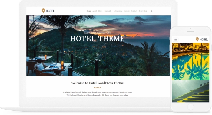 VisualModo – Hotel WordPress Theme 2.0.2