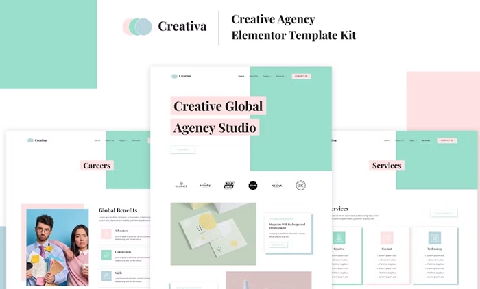 Creativa – Creative Agency Elementor Template Kit 1.0.0