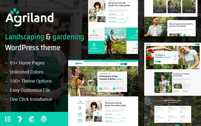 Agriland – Agriculture and Garden WordPress Theme 1.1