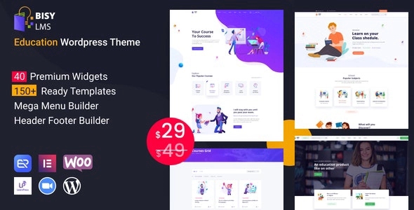 Bisy – Education WordPress Theme 2.4.0