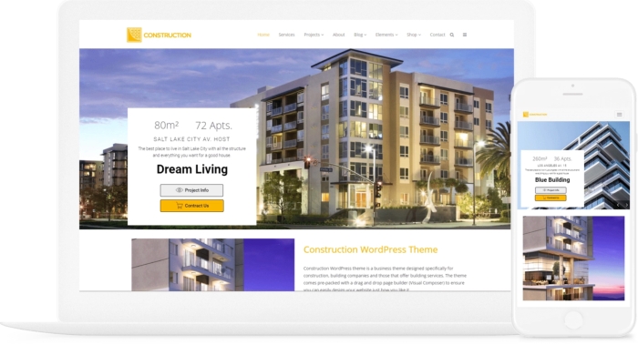 VisualModo – Construction WordPress Theme 3.0.2