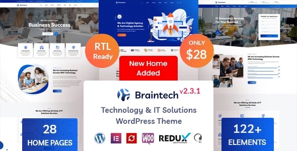 Braintech - Technology & IT Solutions WP Theme 2.5.0