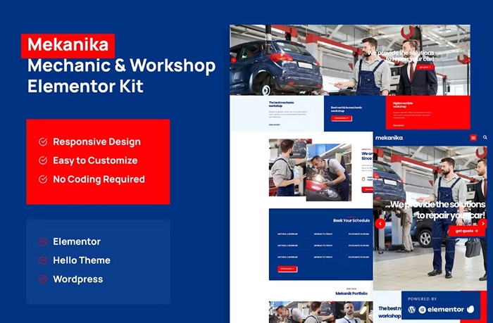 Mekanika – Mechanic and Workshop Company Template Kit 1.0.0