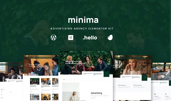 Minima – Advertising & Business Agency Elementor Template Kit 1.0.0