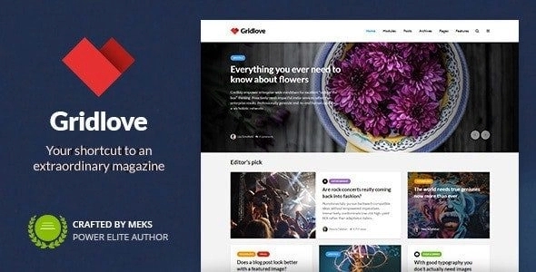 Gridlove - Creative Grid Style News & Magazine 2.1.2