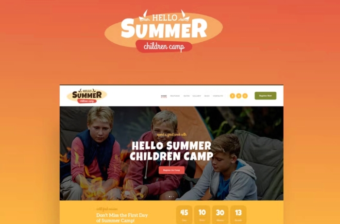 Hello Summer - Summer Camp WP Theme 1.0.7