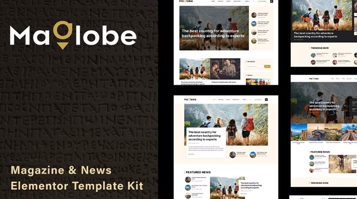 Maglobe – Magazine & News Elementor Template Kit 1.0.0